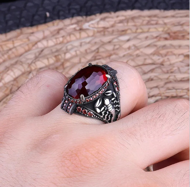 Scorpion Eagle Men's Ring